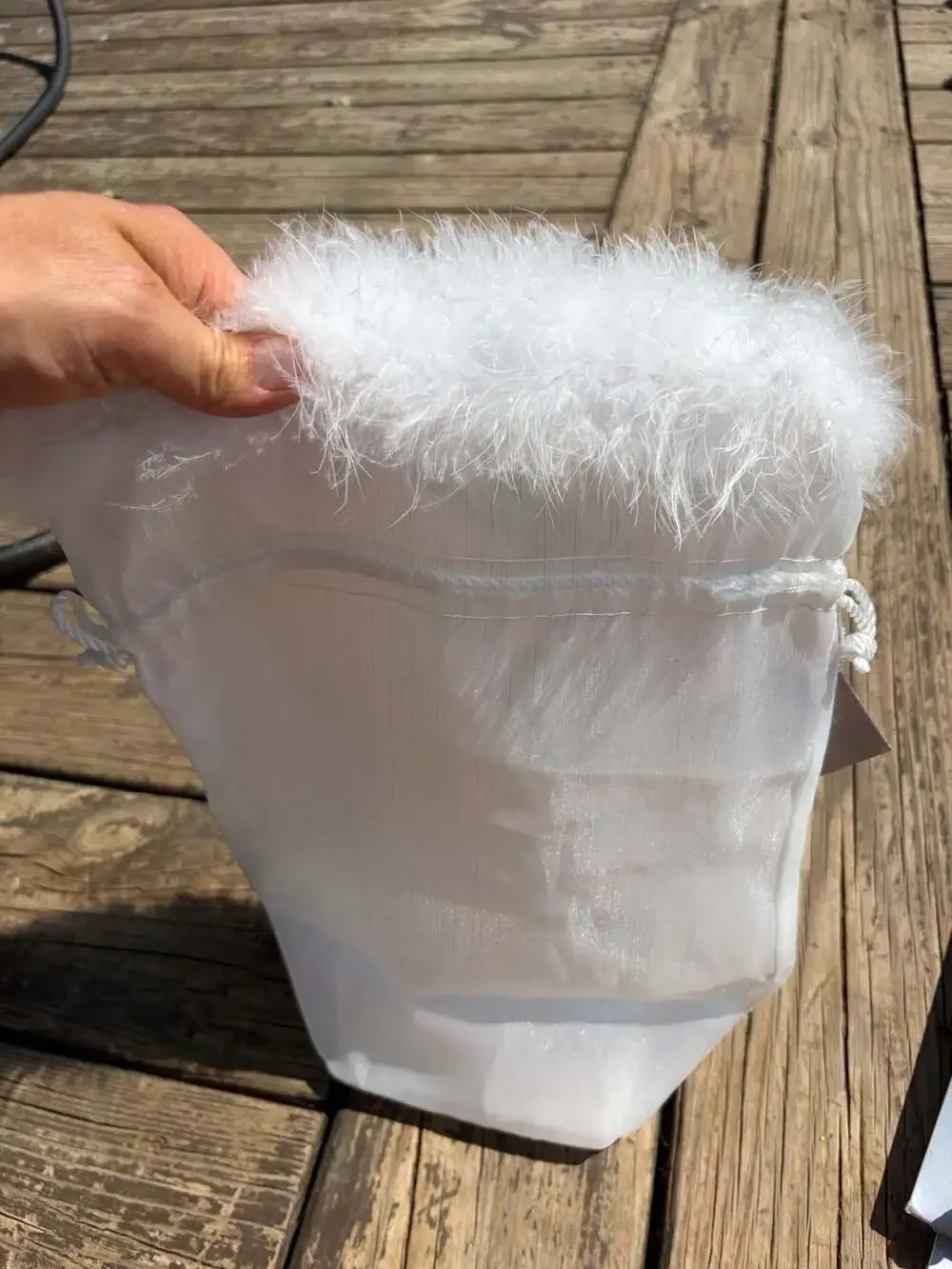 Vintage Victoria’s Secret Faux Fur Satin Gift Pouch | Y2K Holiday | Rare